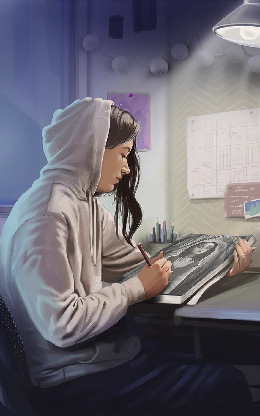 Illustration enseignants et élèves
